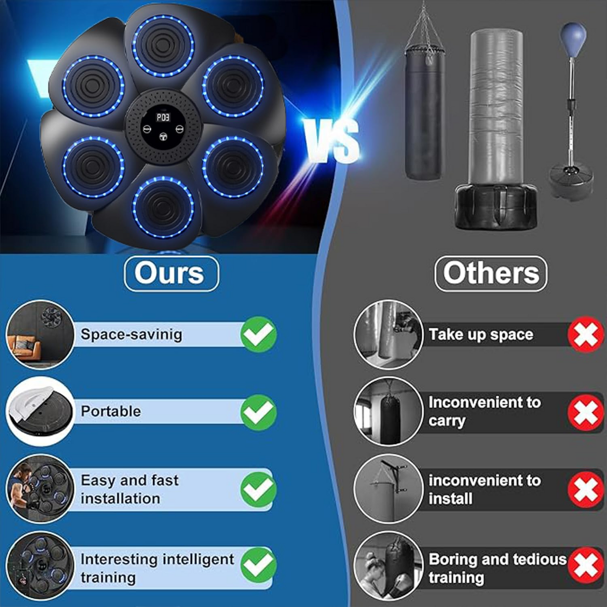 Bluetooth Music Boxing Machine