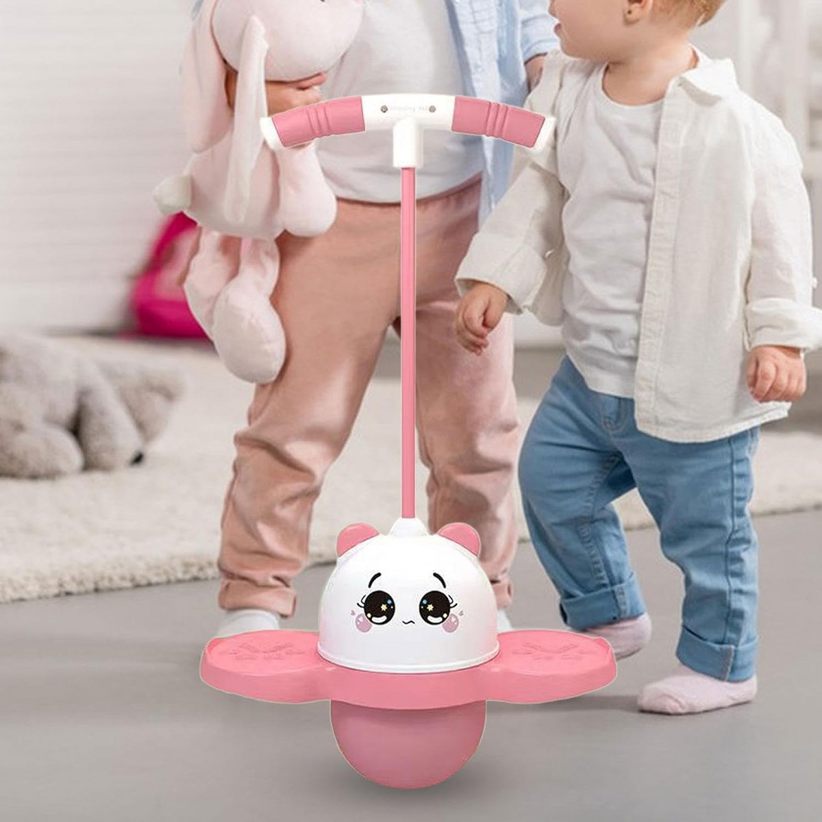 Pogo Ball with Handle Kids Stick Jump