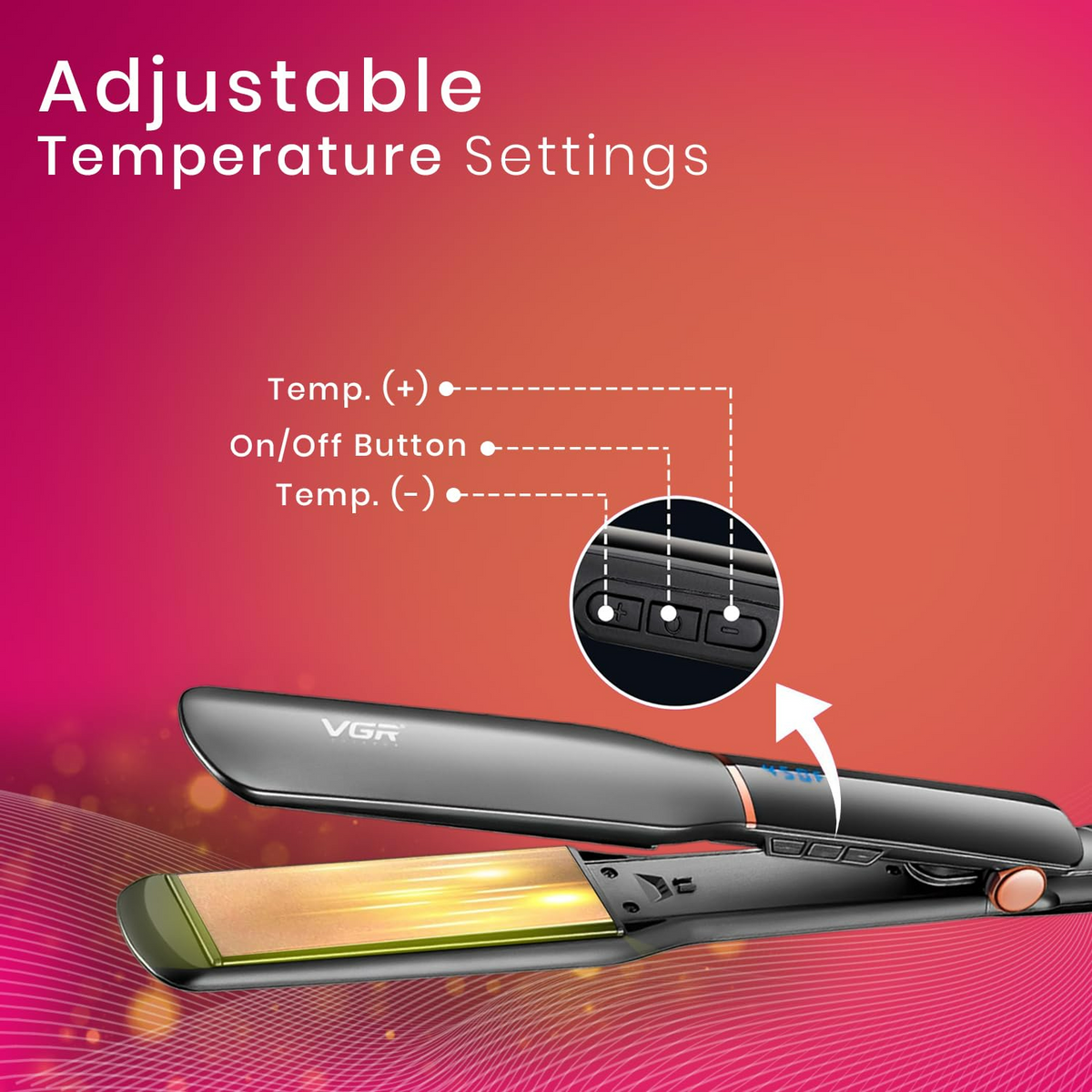 VGR V519 Hair Straightener