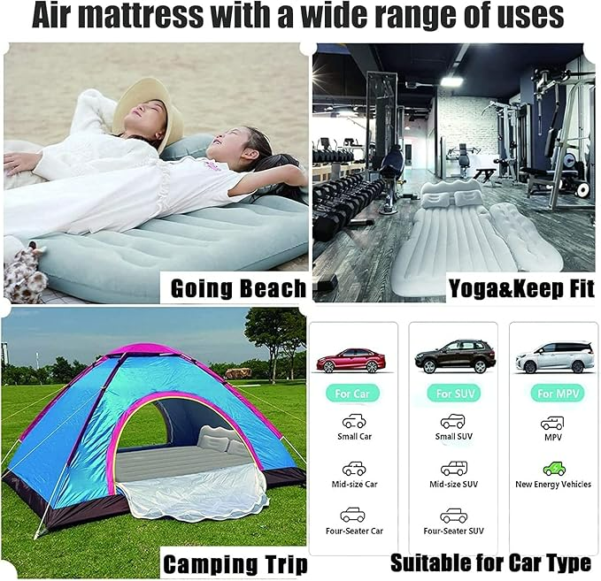 Multi-Function Inflatable Car Bed Mattress
