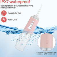 Professional Oral Irrigator for Teeth & Gums with 4 Jet Tips, 3 Modes & 360° Rotation , Water Dental Flosser