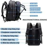 Vacuum Compression Travel Backpack with Pump – Space Saver Bag for Camping & Luggage