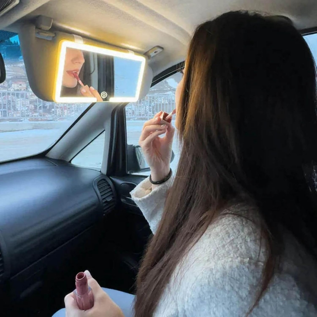 Car Mirror Vanity LED 3 Color