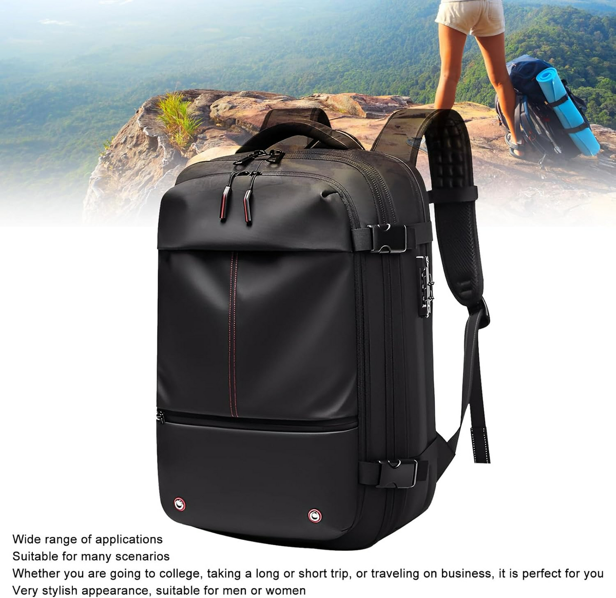 Vacuum Compression Travel Backpack