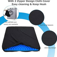 Silicone Gel Honeycomb Cushion pillow with Non-Slip Cover – Soft, Breathable Support for Home, Office, Car & Wheelchair