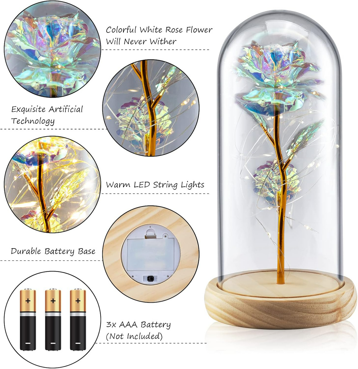 Gold Rose Love Gift