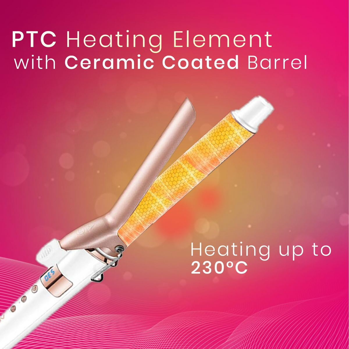 VGR Hair Curling Iron Wand V578