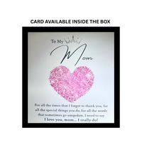 Love Knot Pendant for Her, Necklace with Message Card, Couple Jewelry Mom Note Gift