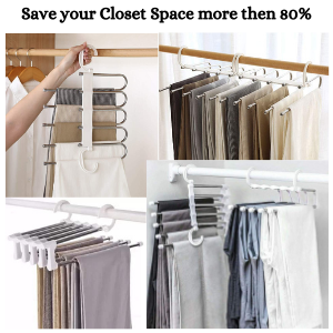 5-Layer Pants Storage Rack