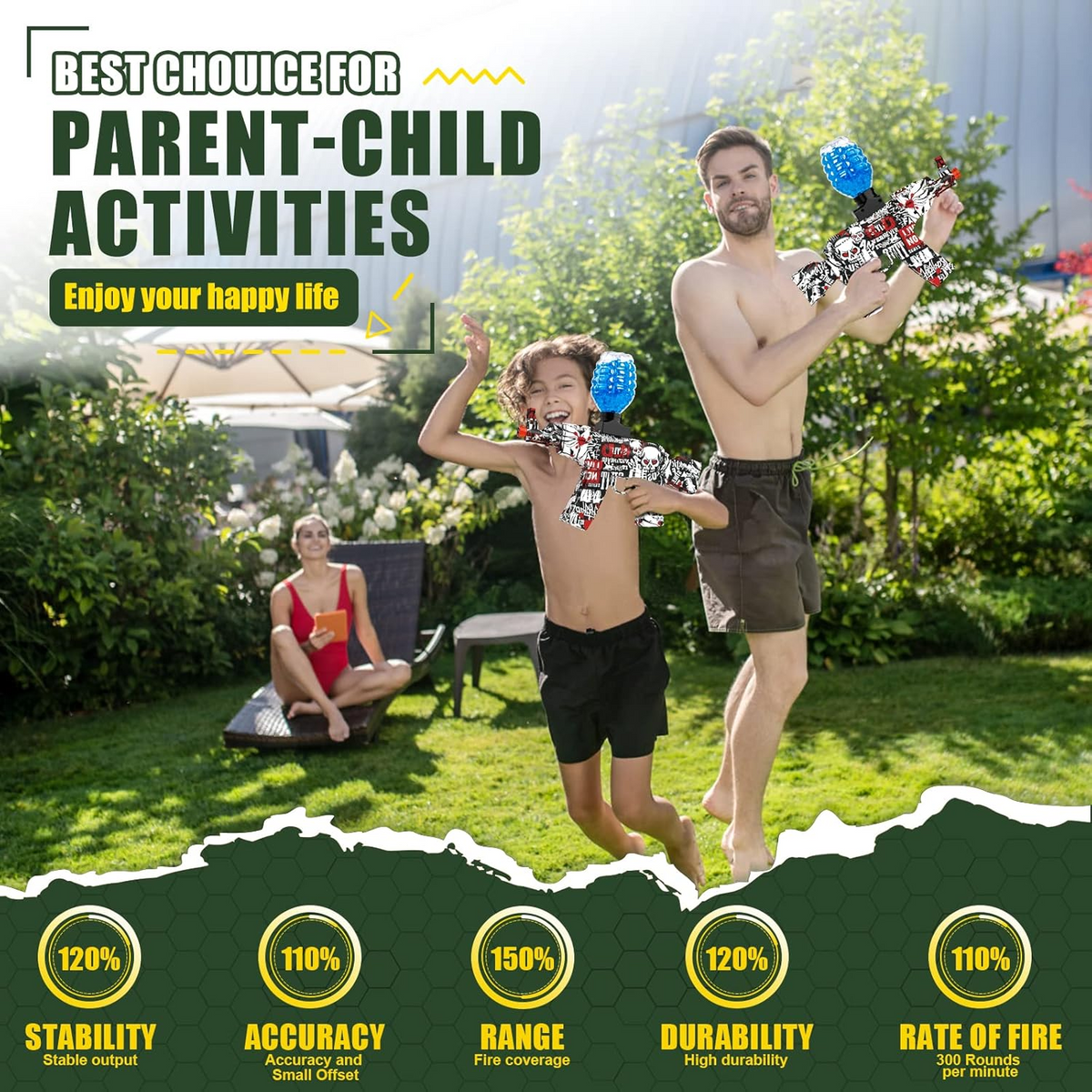 Electric Gel Blaster Toy Outdoor Toy
