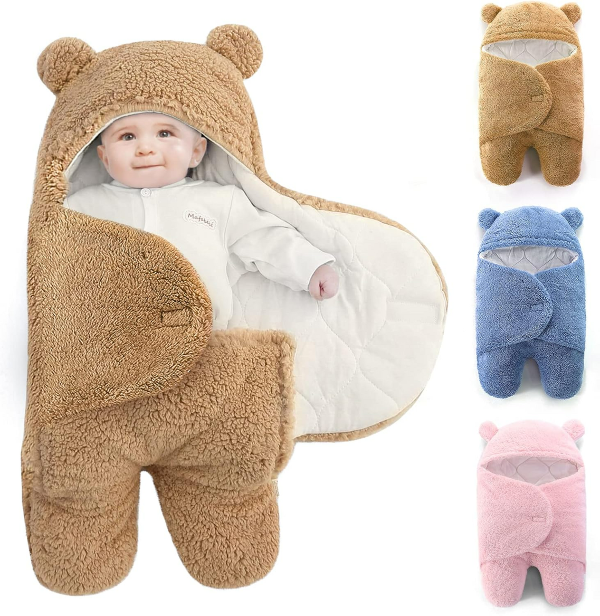 Hooded Baby Swaddle Blanket