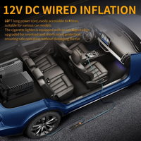 Tire Inflator Portable Air Compressor - Air Pump for Car Tires with Tire Pressure Gauge MK-322