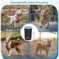 Dog Pet Foot Cleaner Rechargeable Soft Brushes for Small & Medium Dogs