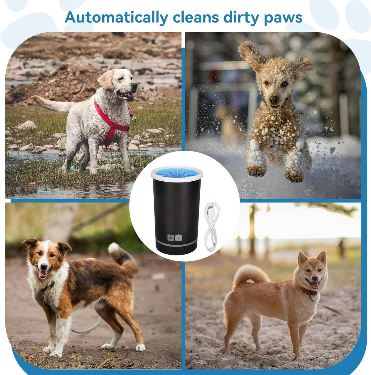 Rechargeable Dog Paw Cleaner