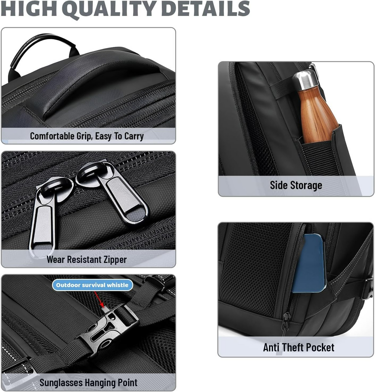 Vacuum Compression Travel Backpack
