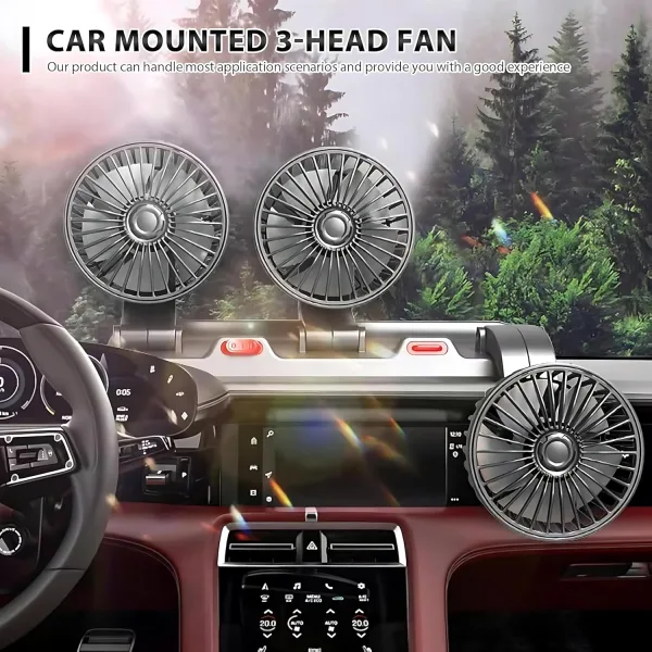 Car Interior Air Circulation Fan
