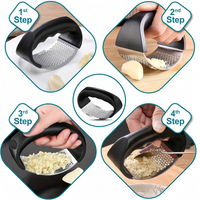 Garlic Press Garlic Crusher Kitchen Garlic Rocker |