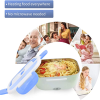 Electric Lunch Box – Portable Food Warmer for Work & Travel - Green