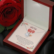 Love Knot Necklace with Message Card