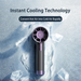 Portable Handheld Fan, Turbo Mini Fan with LED Display