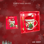 Christmas mug with free spoon 2206-2207