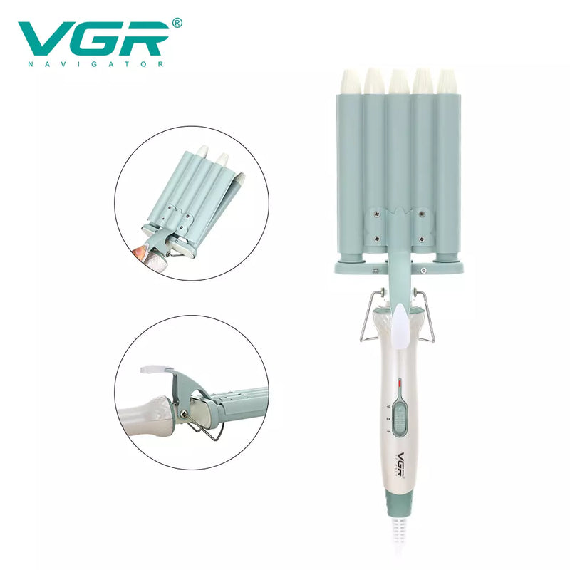 VGR V597, Wavy Hair 5 Barrels Curling Iron