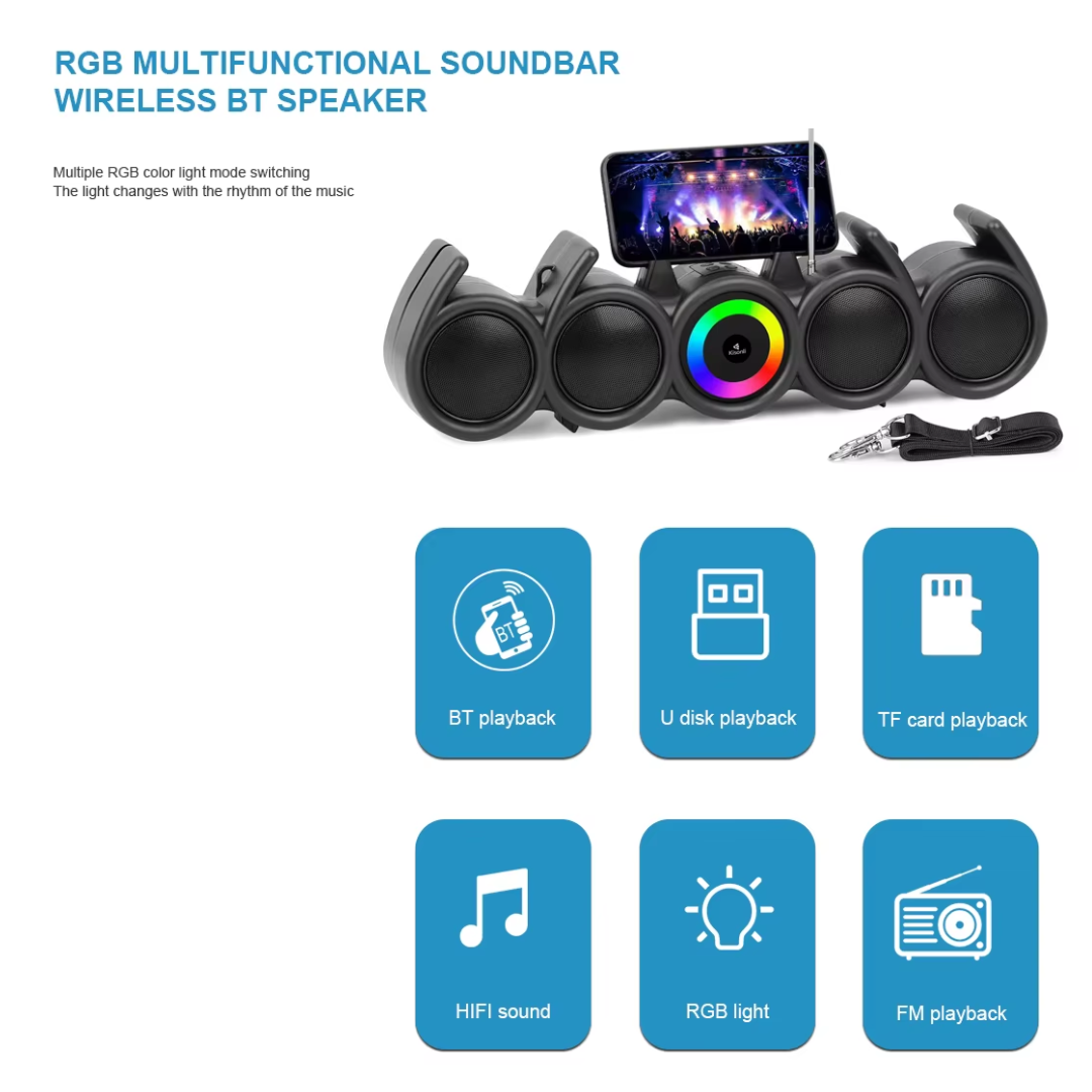 Kisonli LED-918 RGB Speaker