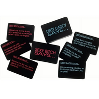 Bedroom Commands Card Game 18+