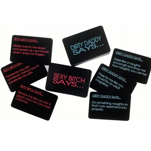 Bedroom Commands Card Game 18+
