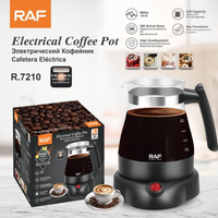 RAF Electric Coffee Kettle – 0.6L Capacity, 600W Power, 360° Rotating Base