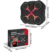 4 Target Music Boxing Machine Led Touch Screen Wireless Boxing Target