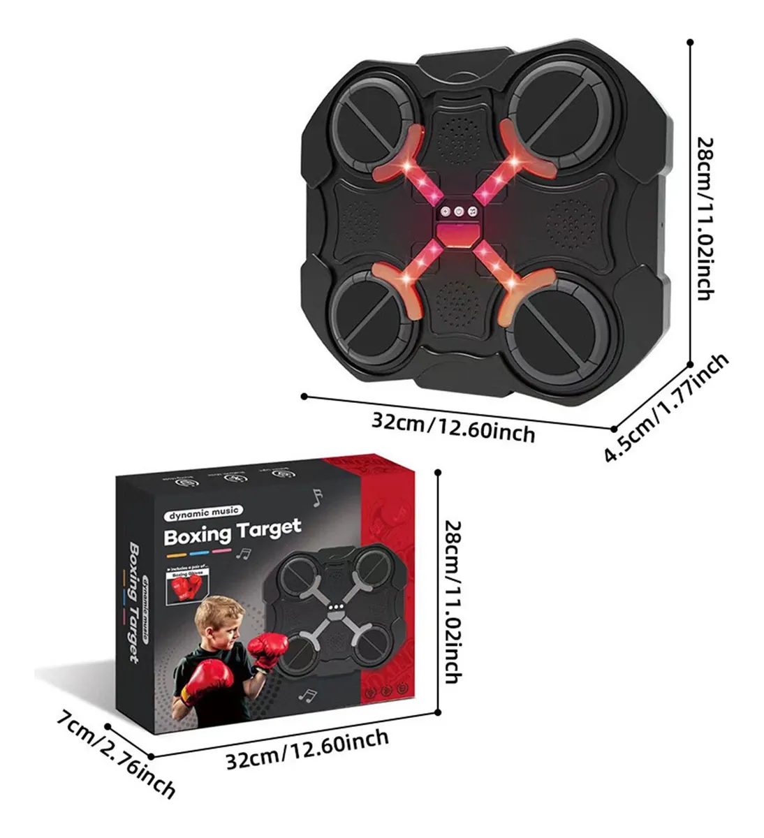 4-Target Music Boxing Machine