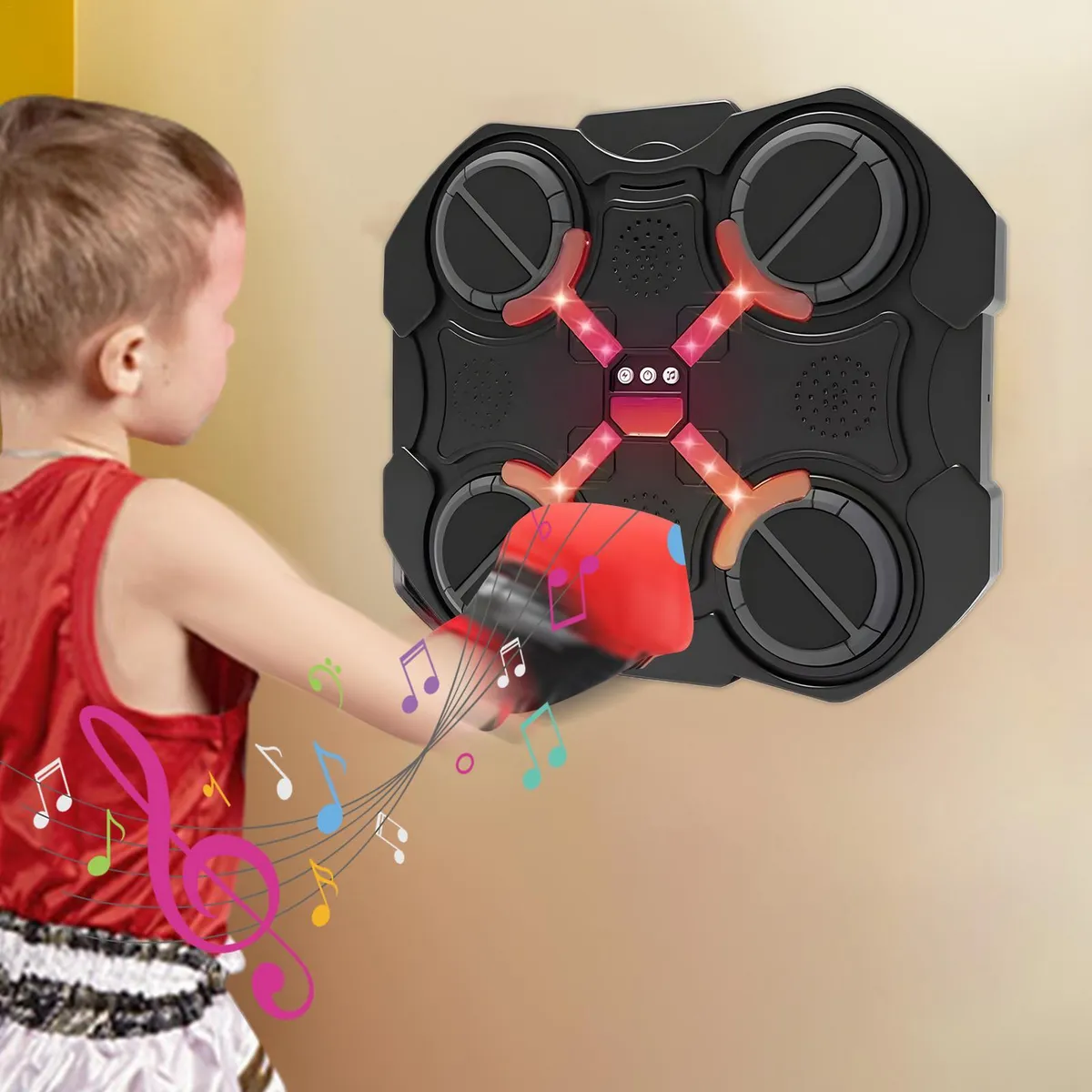 4-Target Music Boxing Machine