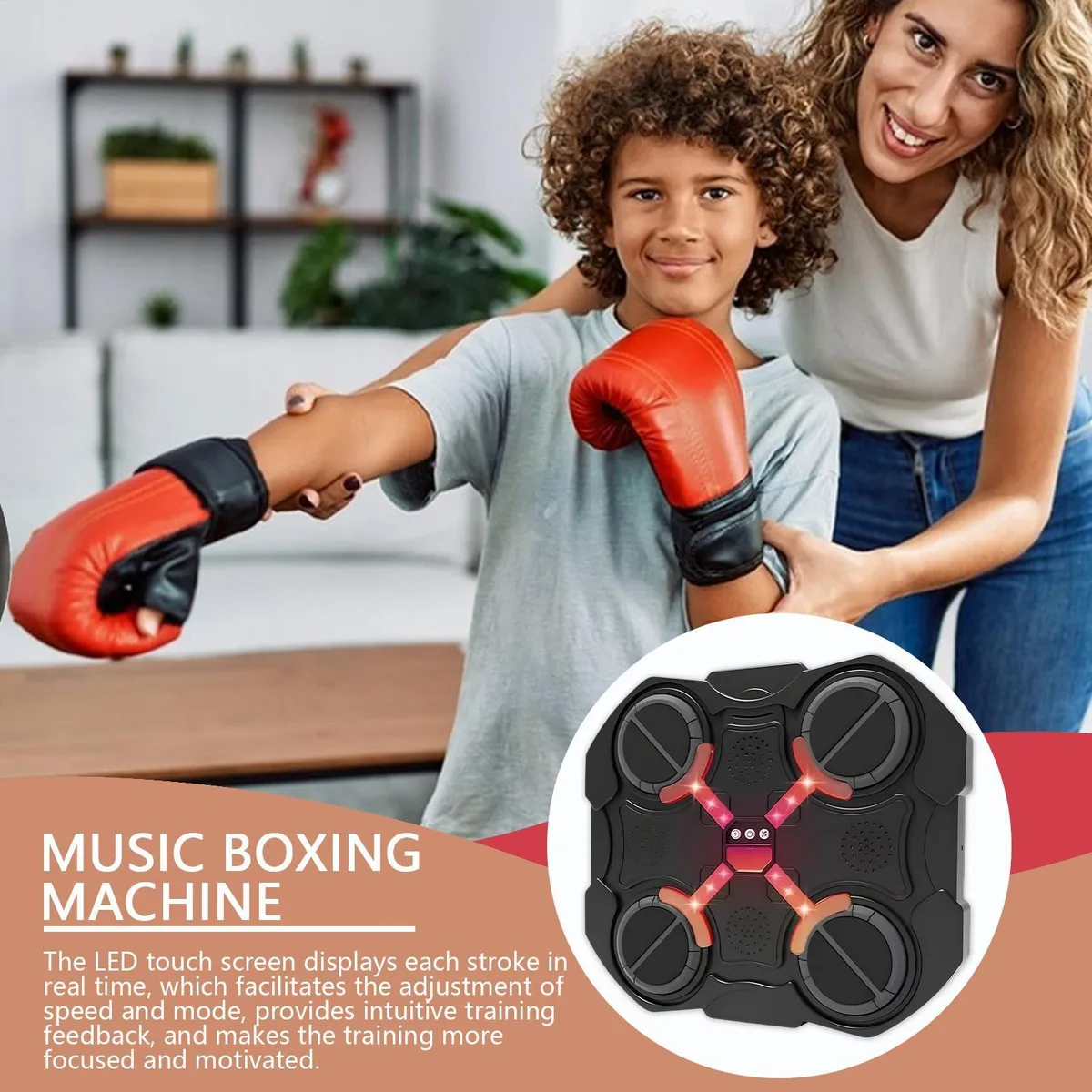 4-Target Music Boxing Machine