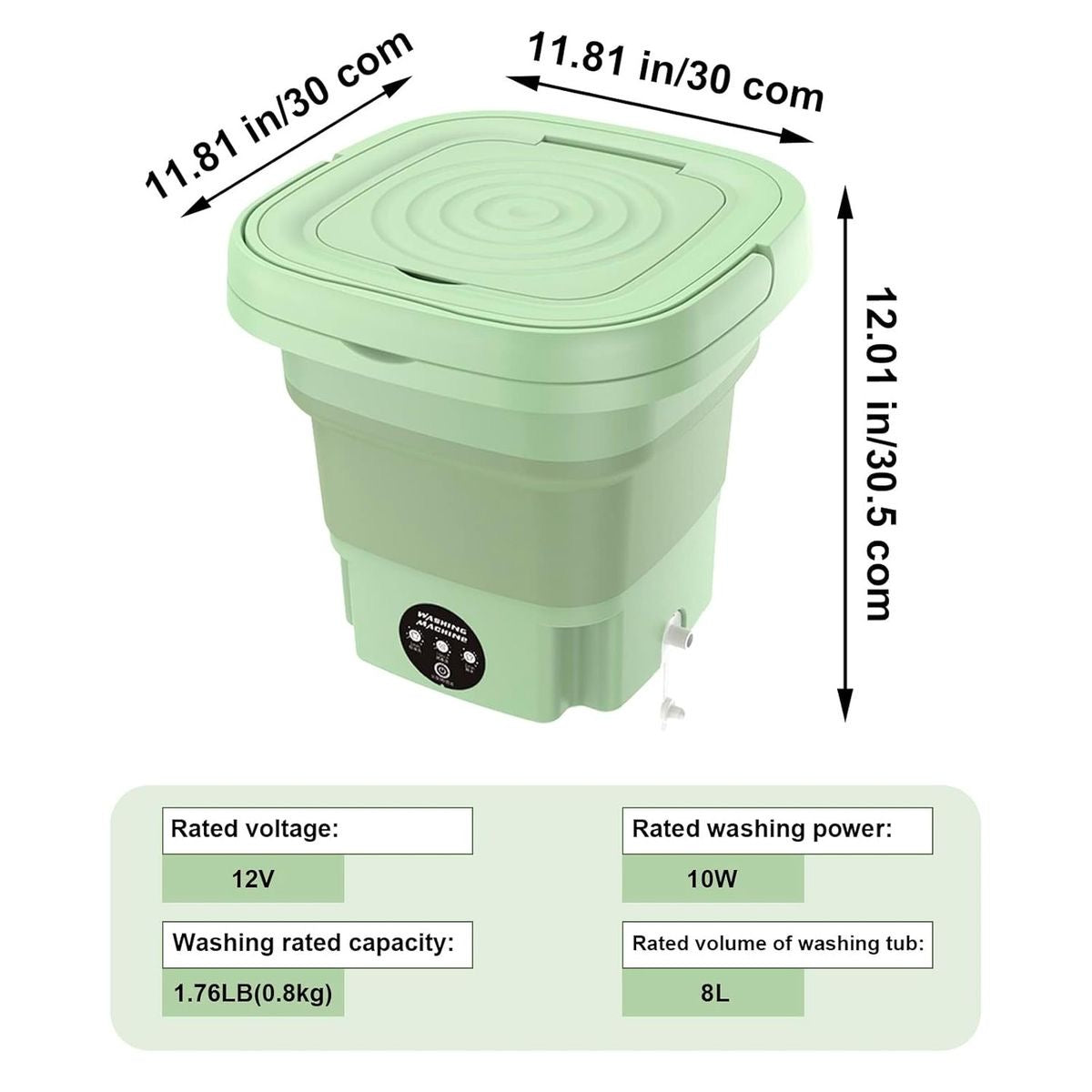 Folding Portable Washing Machine
