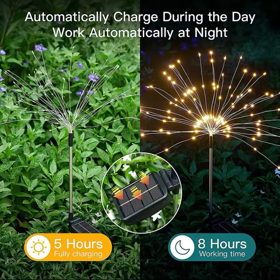 Solar Firework Garden Lights