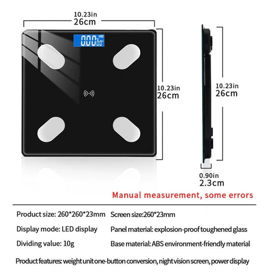 Phone App Weight Scale Bluetooth Body Fat