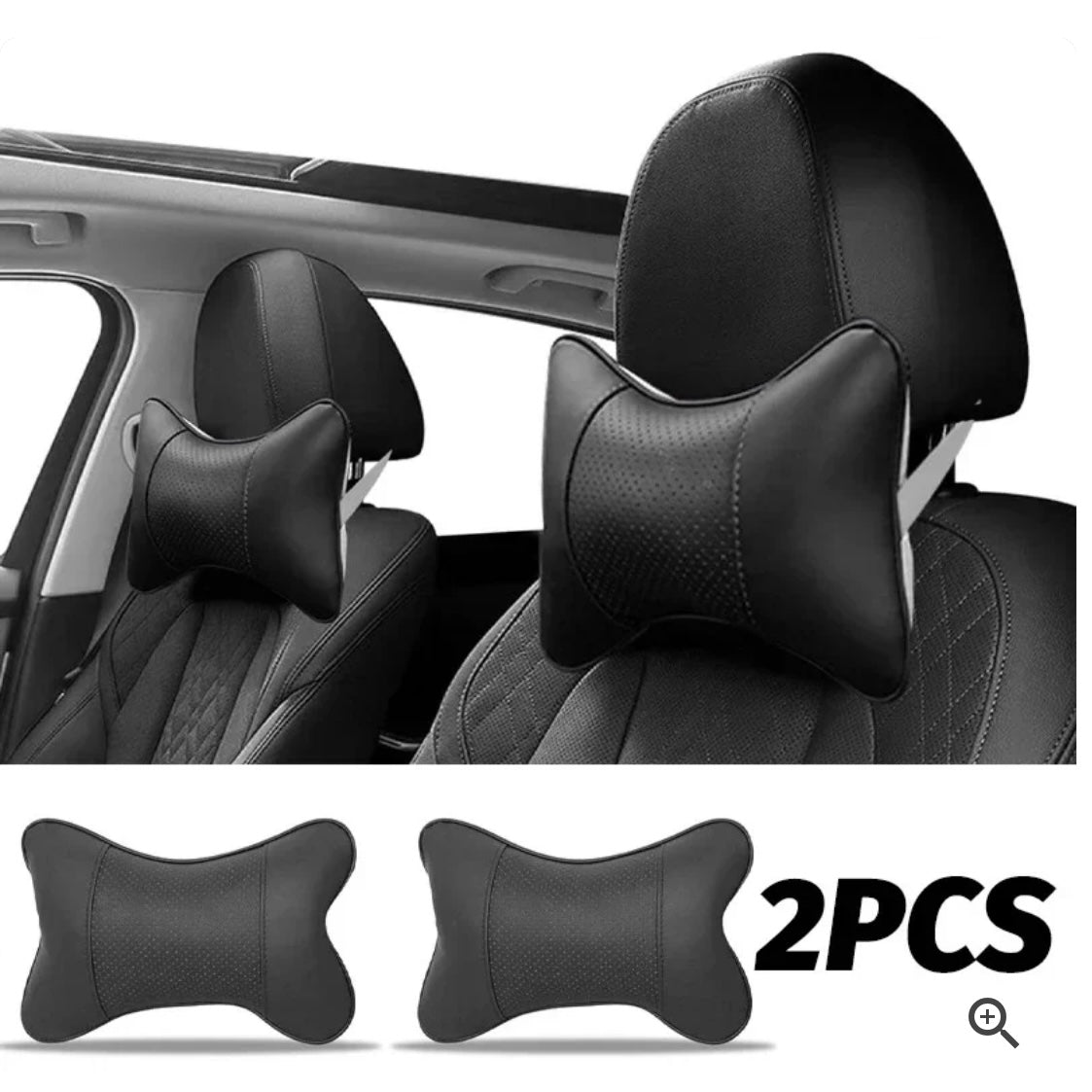 Car Neck Pillow ( Set of 2 )