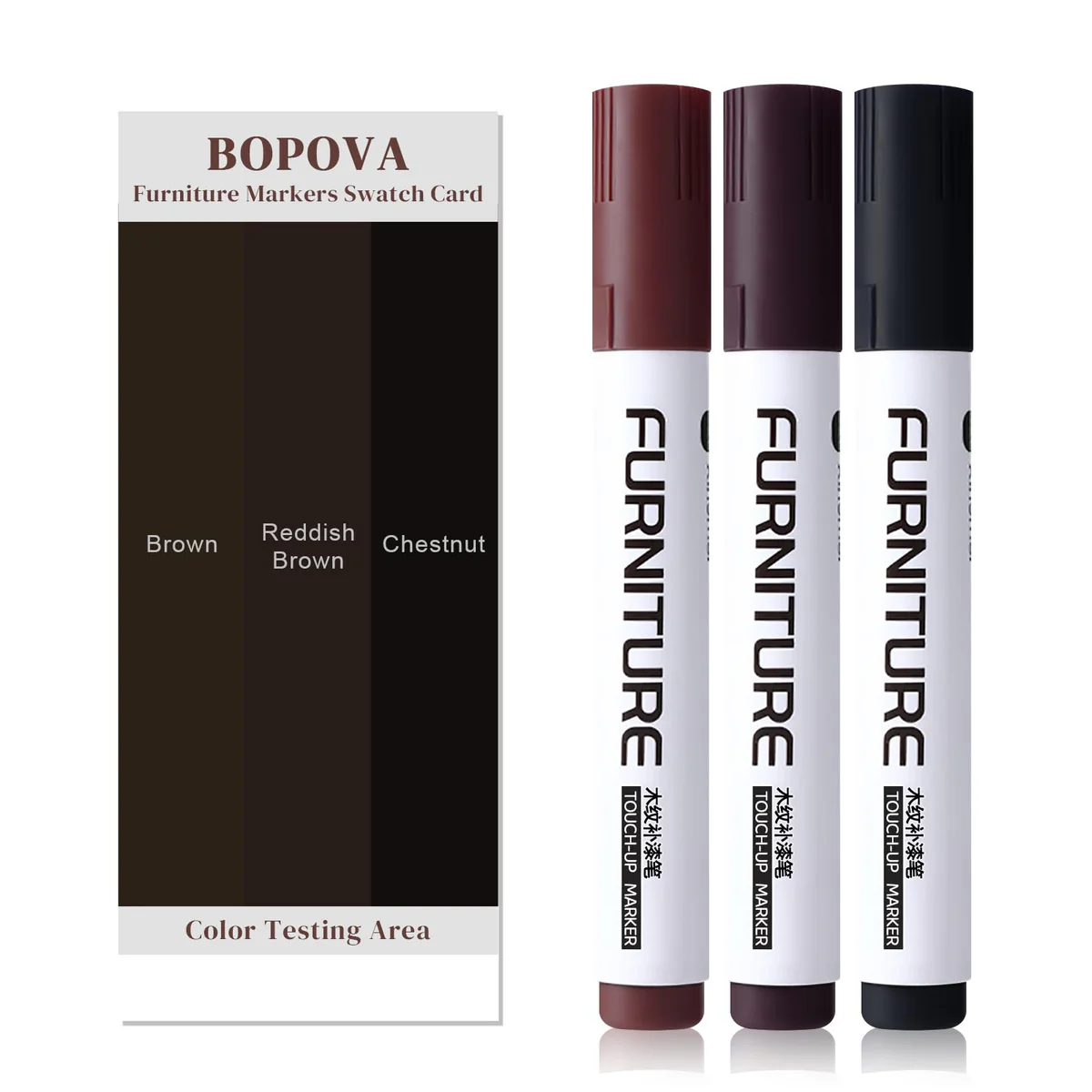 12-Piece Wood Repair Marker Set