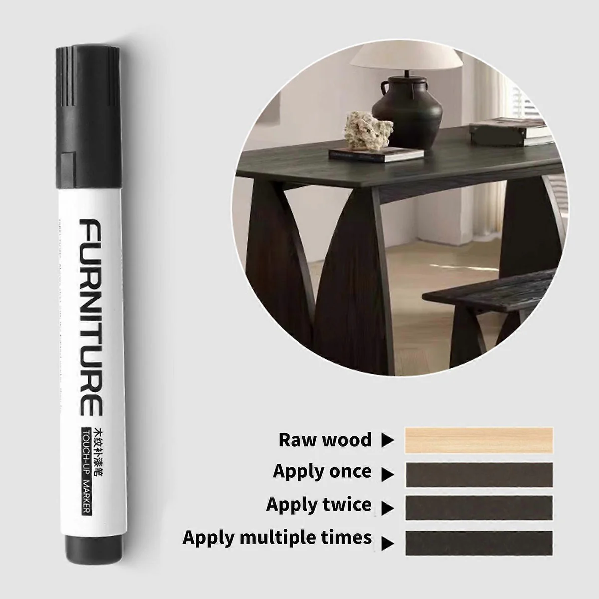 12-Piece Wood Repair Marker Set