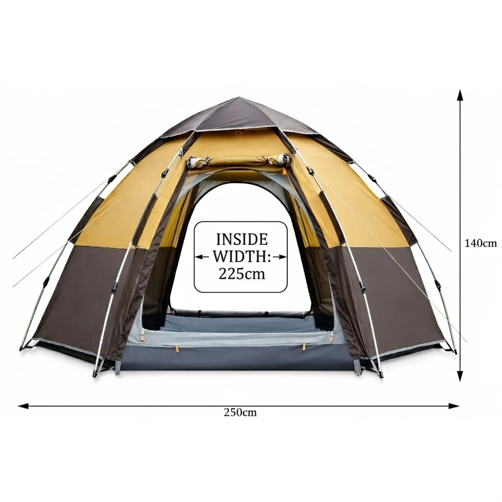 Instant 2–3 Person Camping Tent