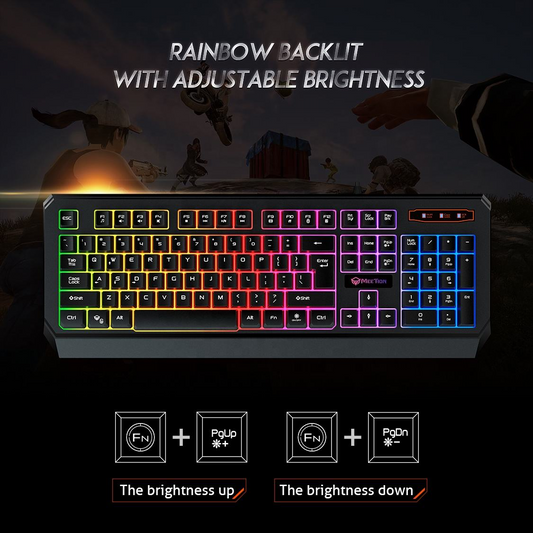 MEETION  Wired RGB Gaming Keyboard MT-K9320