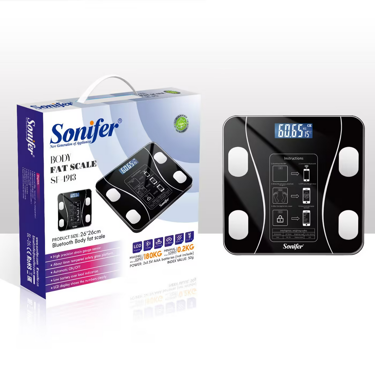 Sonifer Smart Digital Phone App Scale