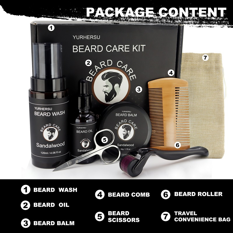 7-Piece Beard Care Kit