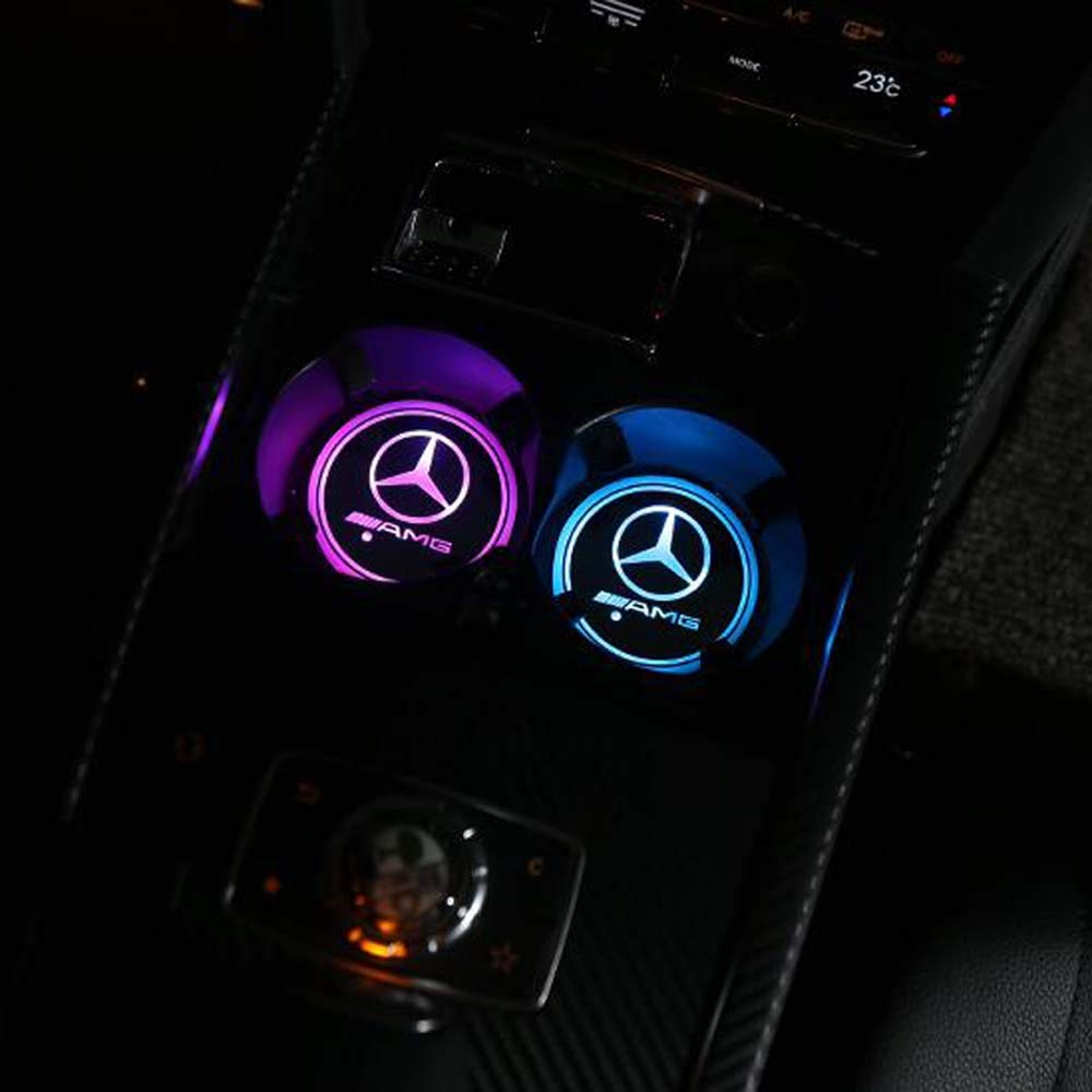 Car LED Light Cup Mat