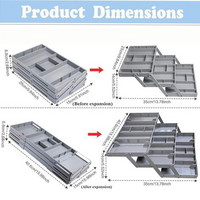 Expandable Multi Layer Storage Tray