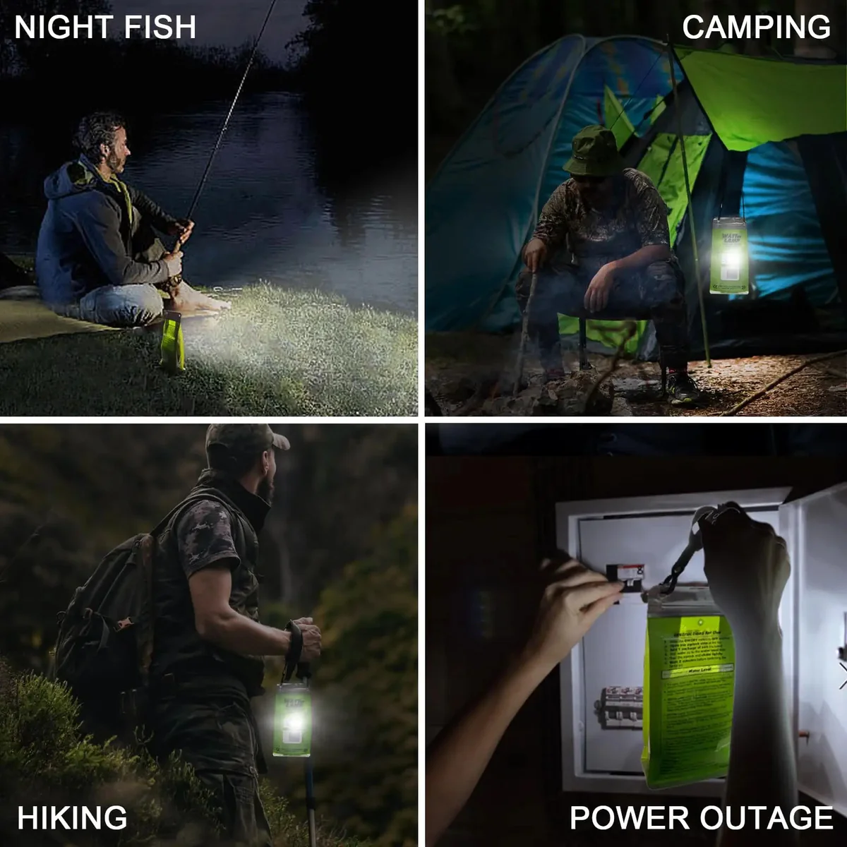 Portable Salt Water LED Lamp
