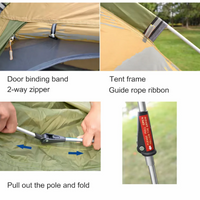 Instant 2–3 Person Camping Tent