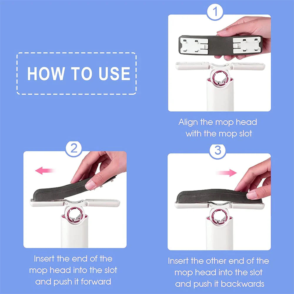 Mini Mop Self-Squeeze Mini Mop