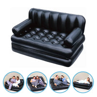 5-In-1 Double Multifunction Inflatable Fashion Air Sofa Queen Double Bed Mattress (L188 x W152 x H64)cm